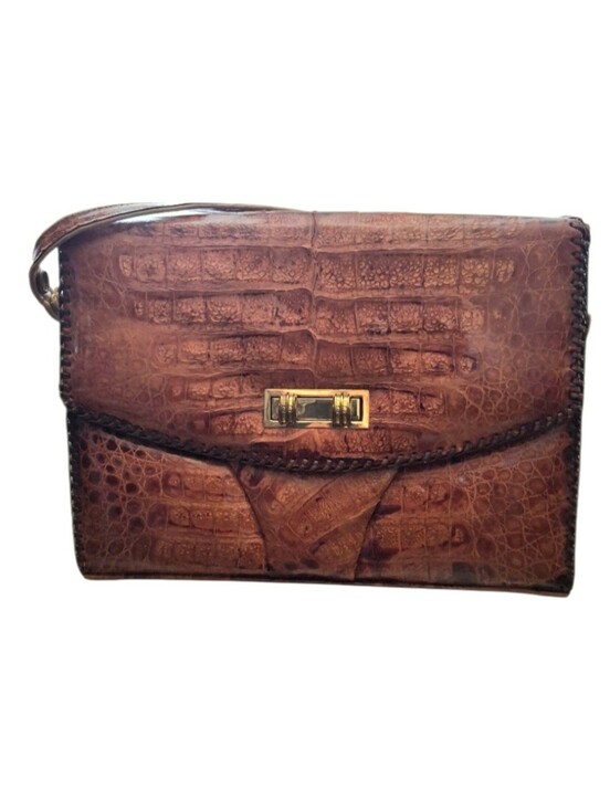 ETCO Handbags - ETCO Rare Vintage 50s/60s Genuine Alligator Purse